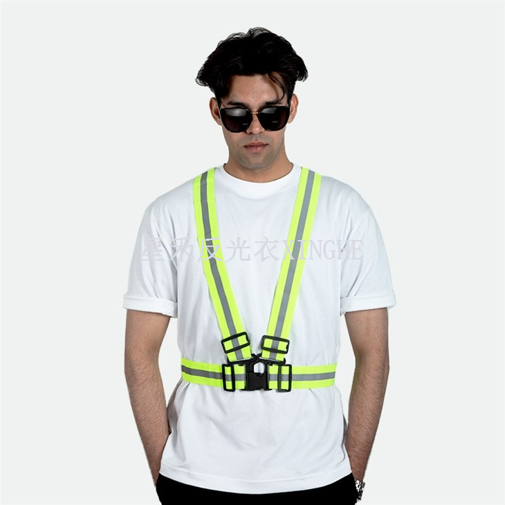 Fluorescent endurskinsbelti öryggisvesti